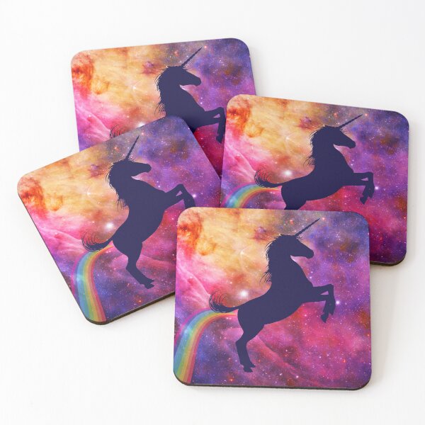 Item preview, Farting Unicorn with Galaxy Background  designed and sold by Cosmic-Ferret.