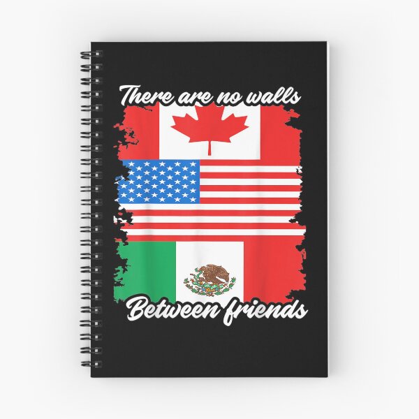 Item preview, Mexican American Canadian Flag Border Wall Protest designed and sold by aliceshe.
