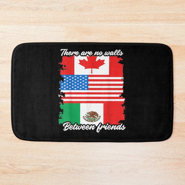 Item preview, Mexican American Canadian Flag Border Wall Protest designed and sold by aliceshe.