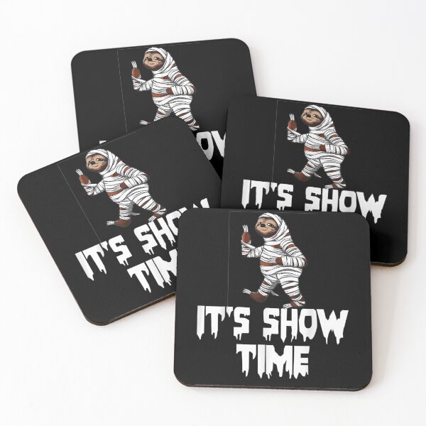 Item preview, It's Show Time Mummy Sloth Halloween Horror Scary designed and sold by lucretia155.
