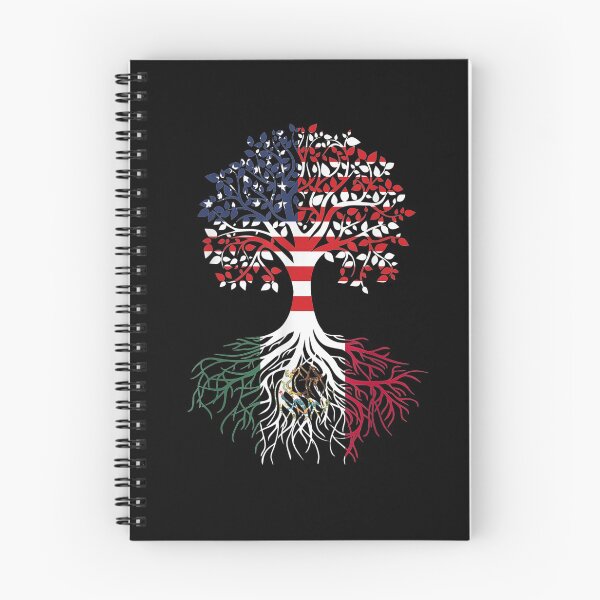 Item preview, Mexican Roots American Grown Tree Flag designed and sold by aliceshe.