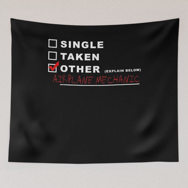 Item preview, Single Taken X Airplane Mechanic Aviation designed and sold by aliceshe.
