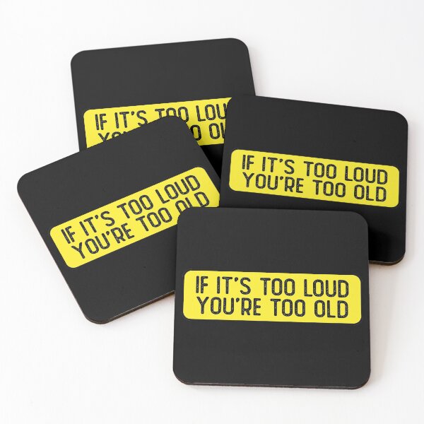 Item preview, If It's Too Loud You're Too Old Funny Bumper designed and sold by Sour Soul.