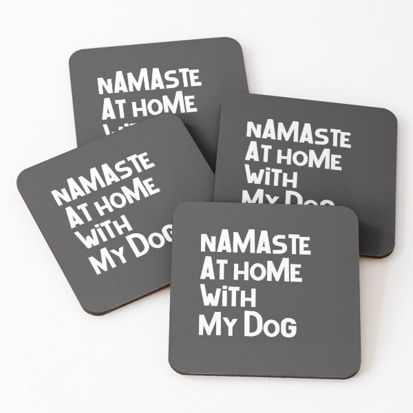 Item preview, Namaste At Home With My Dog Yoga Dog Classic T-Shirt designed and sold by Paper Hearteu.