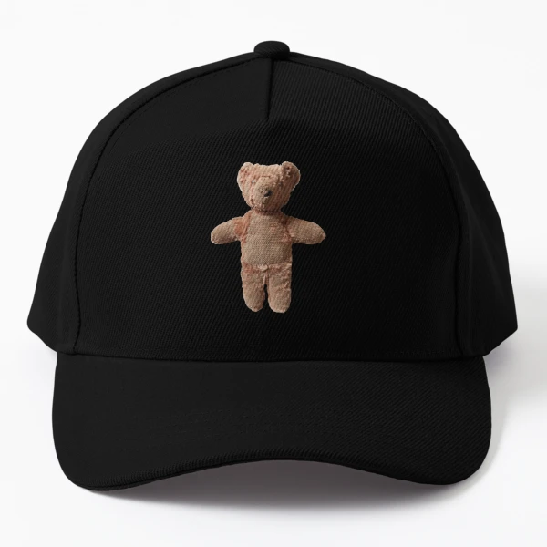 Snapback Trucker Hat for Men - Mesh Baseball Cap - Bear/Cyborg