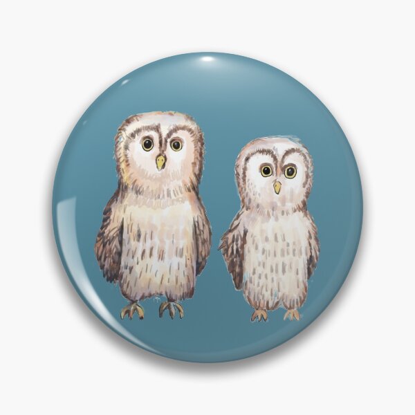 Item preview, Owl Buddies Aquarel hand painted designed and sold by lordyswiss.