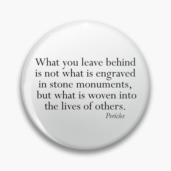 Item preview, Pericles Greek Orator Inspirational Quote designed and sold by shirabee.