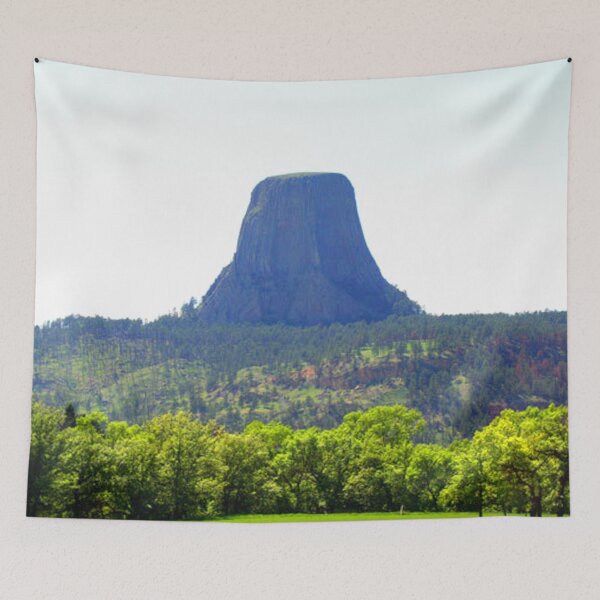 Item preview, Grey Horn Butte (aka Devils Tower National Monument) in Wyoming designed and sold by KR Art Studio.