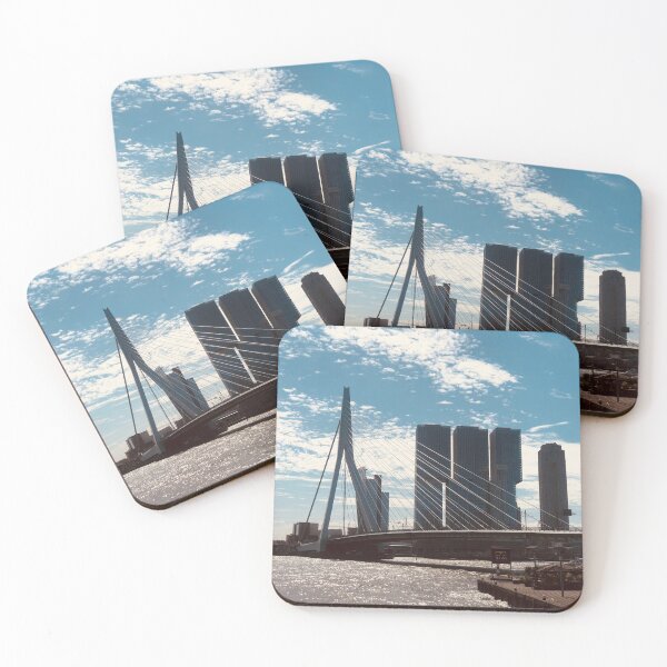 Item preview, Rotterdam architecture city travel photographic art print, Erasmus Bridge. designed and sold by Noel Ali ⭐⭐⭐⭐⭐.