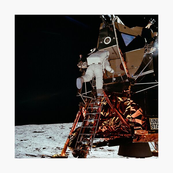 Astronaut Edwin E Aldrin Jr, Lunar Module Photographic Print