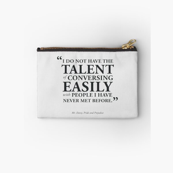 Item preview, I Do Not Have the Talent - Mr. Darcy Quote, Pride and Prejudice designed and sold by GoodOldBooks.