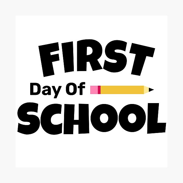 Item preview, First Day Of School designed and sold by AYOUCHKA.
