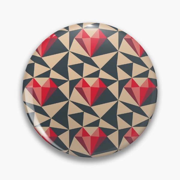 Item preview, Low poly triangle hearts designed and sold by lovender-pttrns.