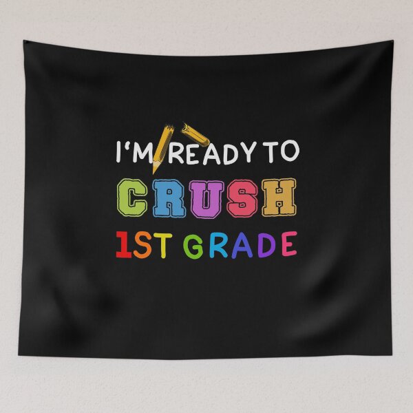 Item preview, Im Ready To Crush 1 Grade, Funny Back To School, crush 1st grade funny dinosaur school designed and sold by AMINE  ★★★★★.