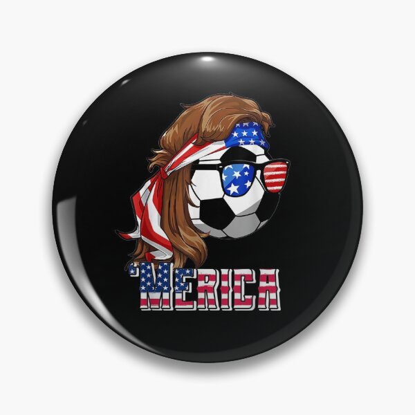 Item preview, Soccer Mullet 4th Of July American Flag Merica Fathers Day designed and sold by lucretia155.