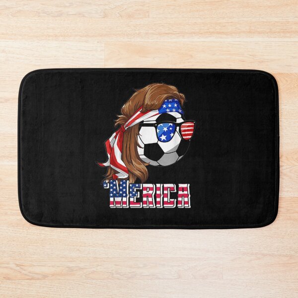 Item preview, Soccer Mullet 4th Of July American Flag Merica Fathers Day designed and sold by lucretia155.