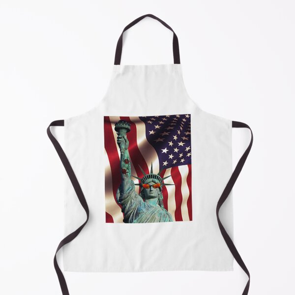 Item preview, statue of liberty and american flag designed and sold by vinicalado.