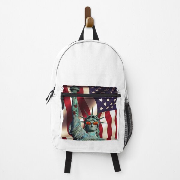 Item preview, statue of liberty and american flag designed and sold by vinicalado.