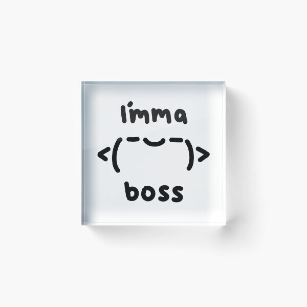 Item preview, Kawaii Japanese Kaomoji I'mma BOSS! Funny Gift designed and sold by GLwithUs.