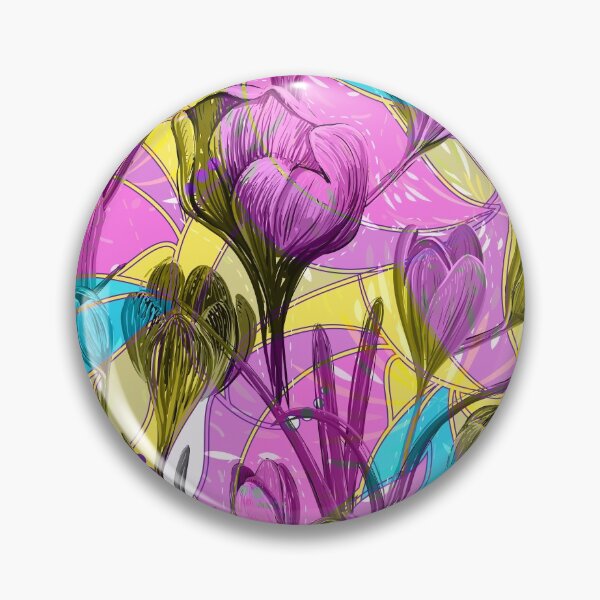 Item preview, bright colorful pattern, floral pattern designed and sold by wonteef.