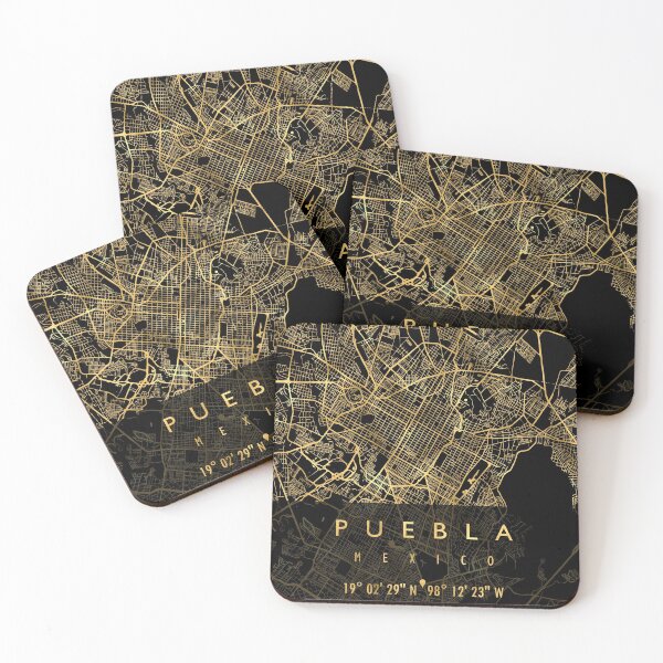 Item preview, PUEBLA MAP MEXICO designed and sold by hatimelhag.