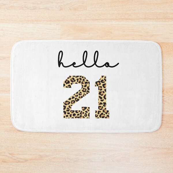 Item preview, Hello 21 | 21st birthday Cheetah Print | 21st birthday gift | Cute 21st birthday Outfit designed and sold by Violet Treasures.