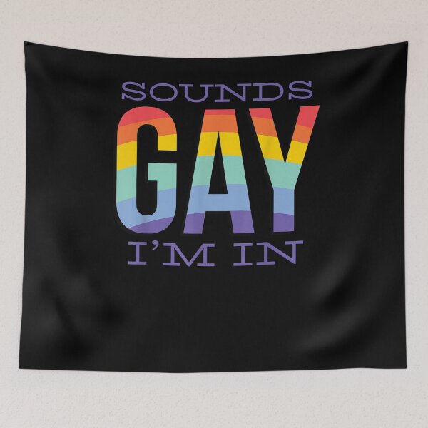 Item preview, Sounds Gay I'm In Rainbow Vintage Lgbt Gay Pride Gift designed and sold by aliceshe.