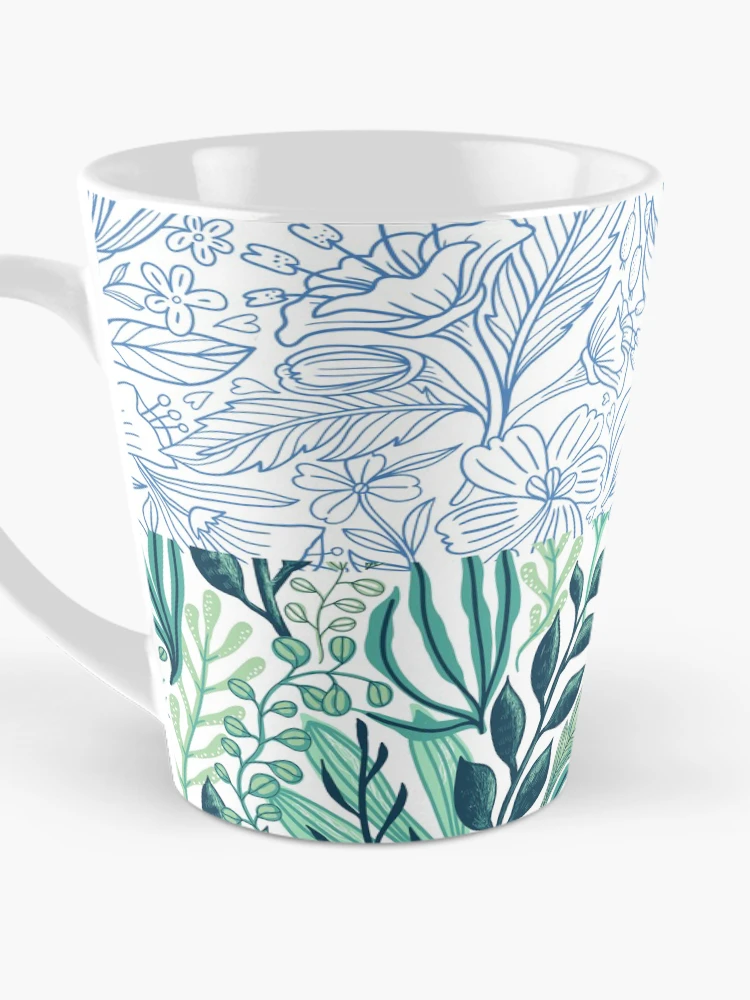 Thumbnail 3 of 4, Coffee Mug, Floral Pattern designed and sold by Rimmi01.