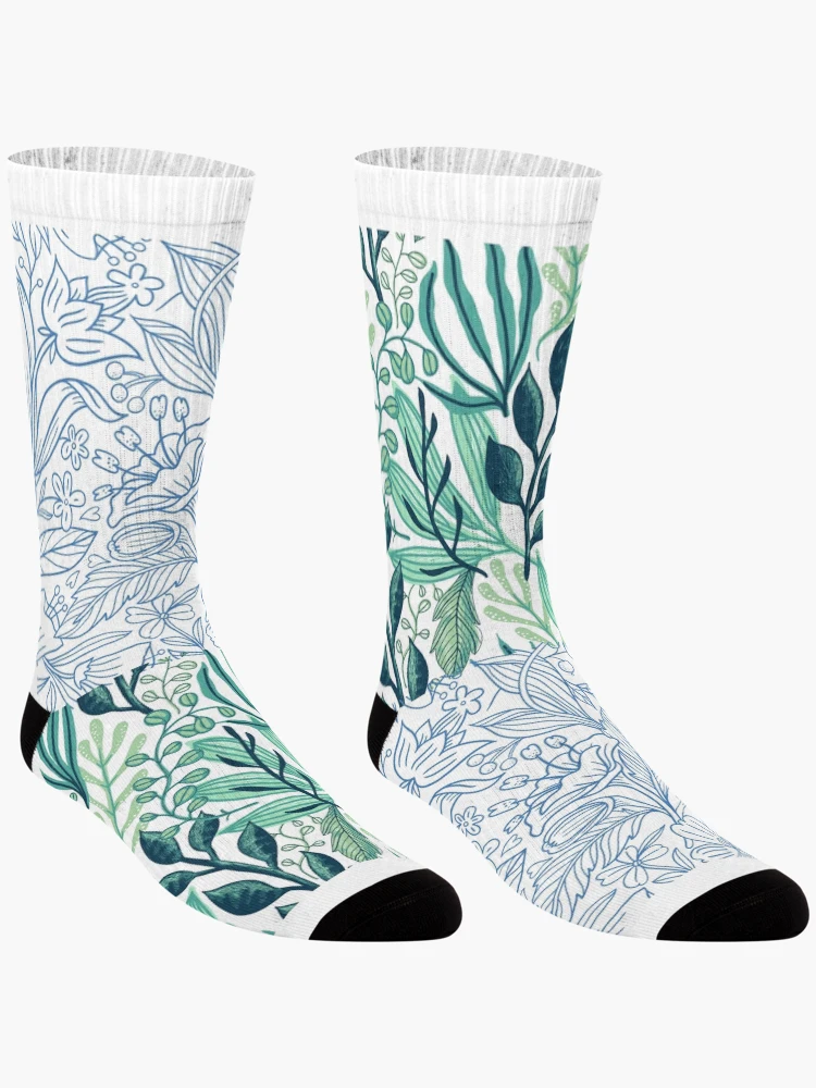 Thumbnail 3 of 5, Socks, Floral Pattern designed and sold by Rimmi01.
