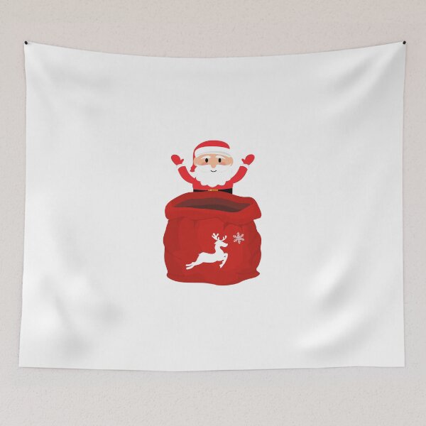 Item preview, Santa Behind The Sack  designed and sold by CreativeMansion.