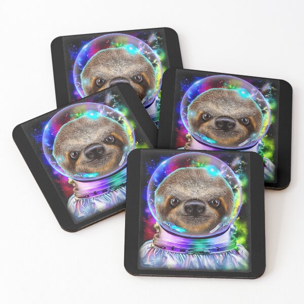 Item preview, Giant Sloth As Astronaut Exploring Galaxy designed and sold by aliceshe.