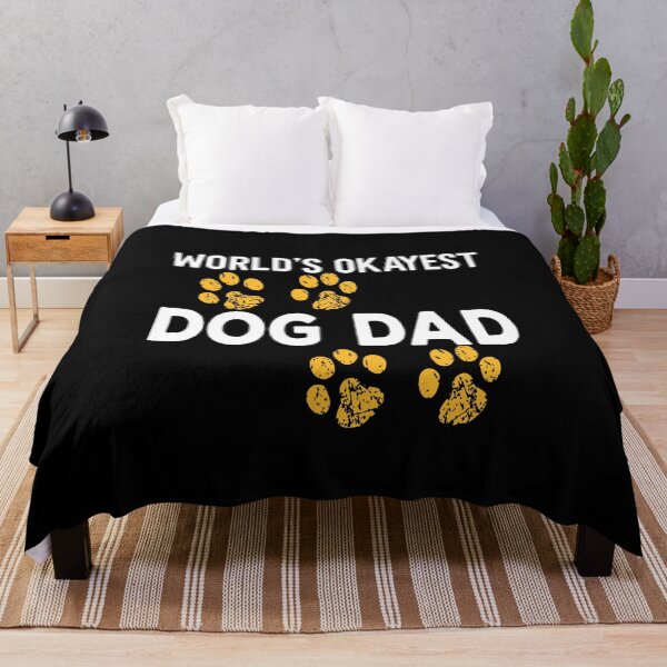 Item preview, World's Okayest Dog Dad Funny Dad designed and sold by ZiesMerch.