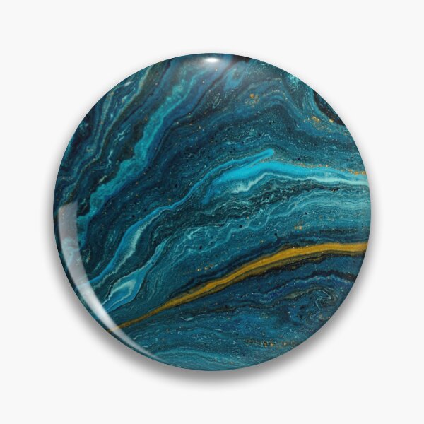 Item preview, Liquid Blue With A Swirl Of Gold Pattern designed and sold by CherryDamzel.