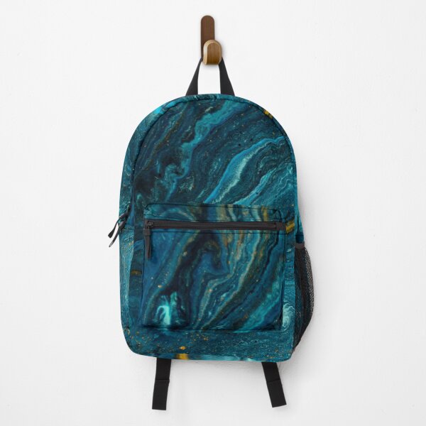 Item preview, Liquid Blue With A Swirl Of Gold Pattern designed and sold by CherryDamzel.
