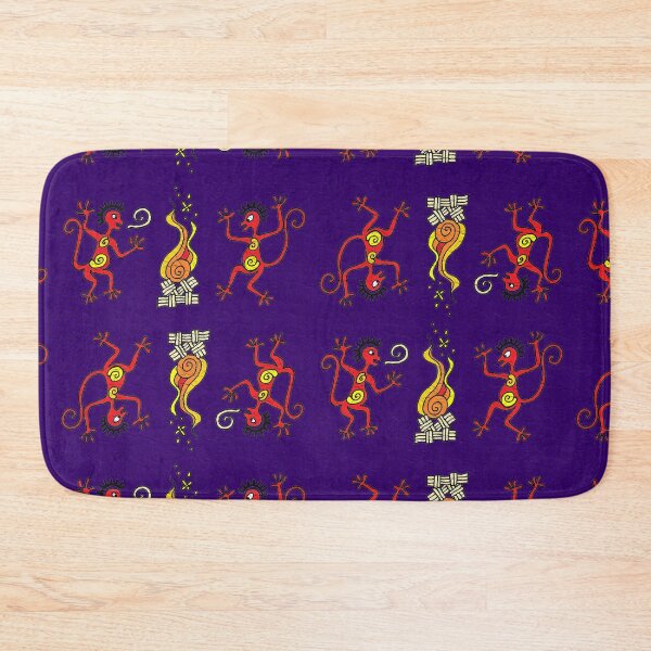 Item preview, Two monkeys (navy) Two monkeys dancing around the campfire designed and sold by Lacambalam.