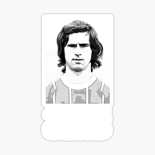 "4ever Gerd Rip Gerd Müller" Sticker for Sale by Alexandras1982