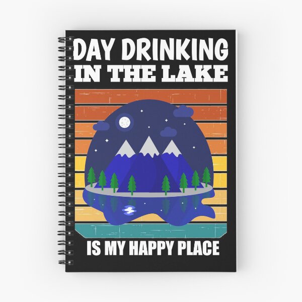 Item preview,  Day Drinking On The Lake is My Happy Place ; Funny Summer Boating Vacation  designed and sold by The Nova Prints .