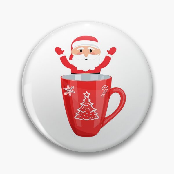 Item preview, Xmas Santa Behind The Cup designed and sold by CreativeMansion.