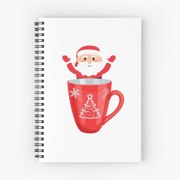 Item preview, Xmas Santa Behind The Cup designed and sold by CreativeMansion.
