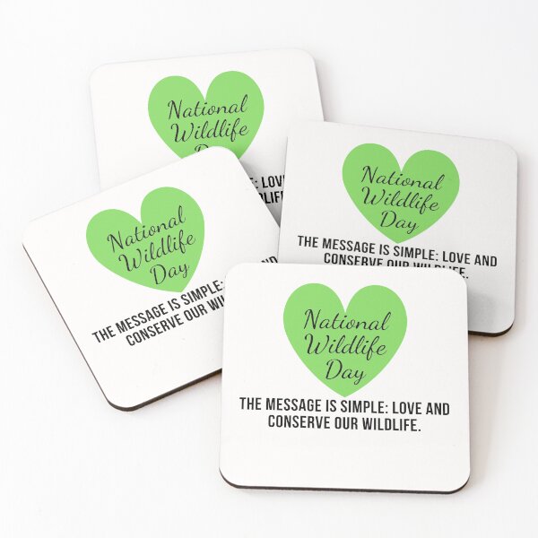 Item preview, ​National Wildlife Day - wildlife and animals lovers  designed and sold by QUEEN-WIVER.