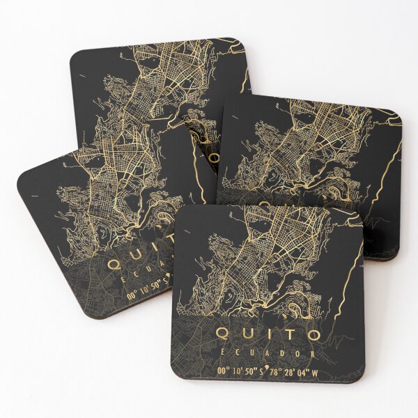 Item preview, QUITO MAP ECUADOR designed and sold by hatimelhag.