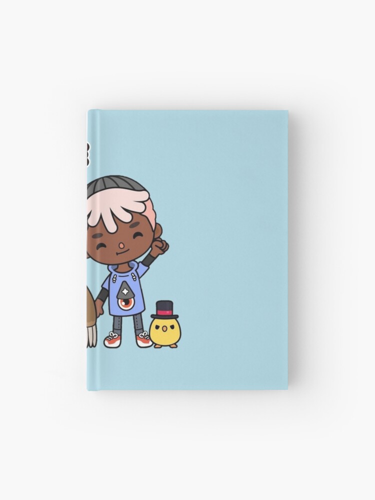 toca boca and gacha life Hardcover Journal for Sale by kader011