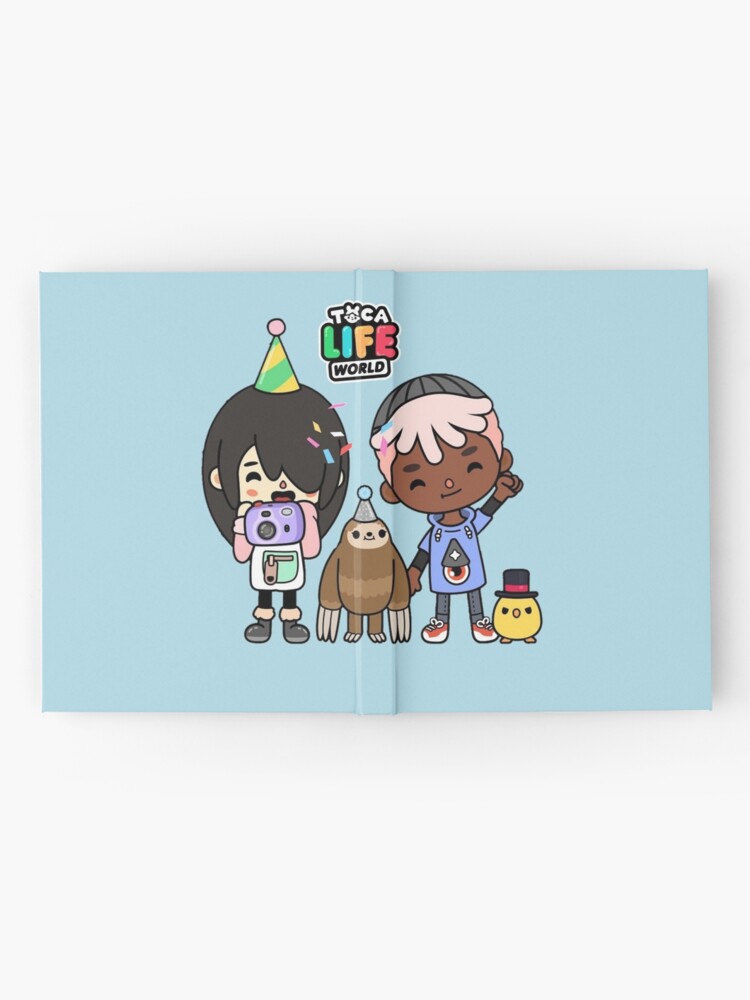 toca boca and gacha life Hardcover Journal for Sale by kader011