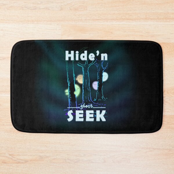 Item preview, Hide'n Ghost Seek: Cute colorful  ghosts hiding around for a Halloween game designed and sold by AxelGreen72.