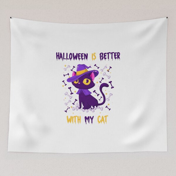 Item preview, Copy of Meowy Halloween Funny Cat Design - Illustration designed and sold by Petsyy.