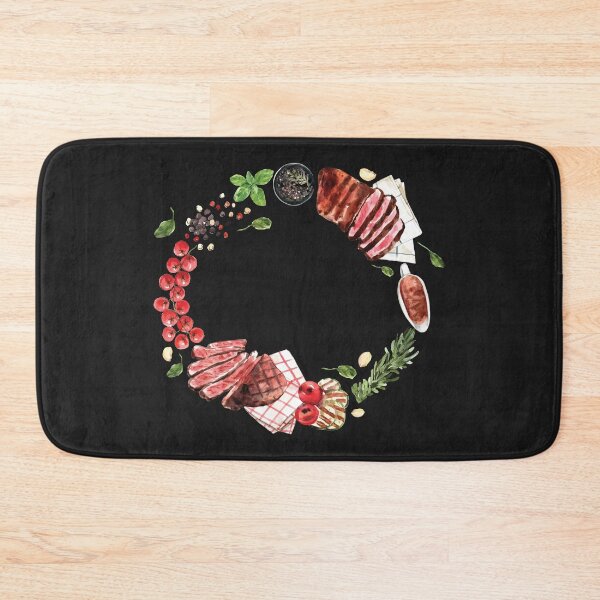 Item preview, Rustic Steak Round Wreath designed and sold by Alicia Chee.