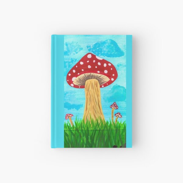 Red Mushroom Hardcover Journal