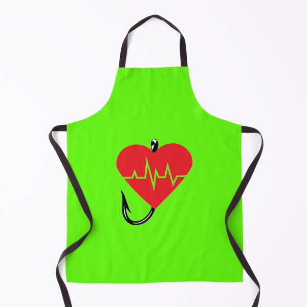 Item preview, Fishing Hook Heartbeat designed and sold by NMHKcreations.