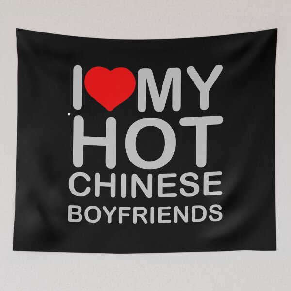 Item preview, I Love My Hot Chinese Boyfriend  designed and sold by madushansahan.