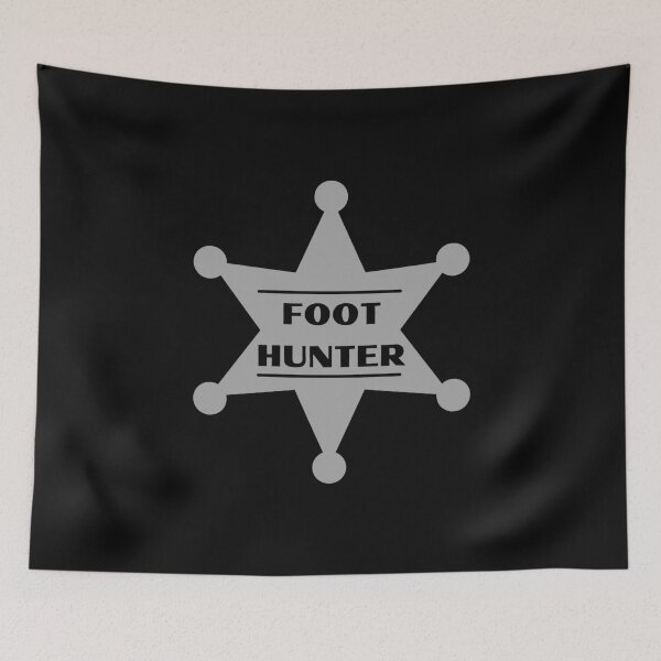Item preview, Foot Hunter Gray Badge - Feet Fetish designed and sold by CaitU.